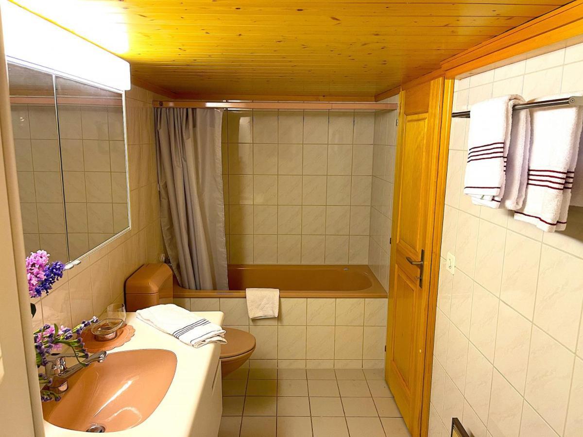 Swisshut Stunning Views Alps Lake - Chalet Erli Darligen Luaran gambar