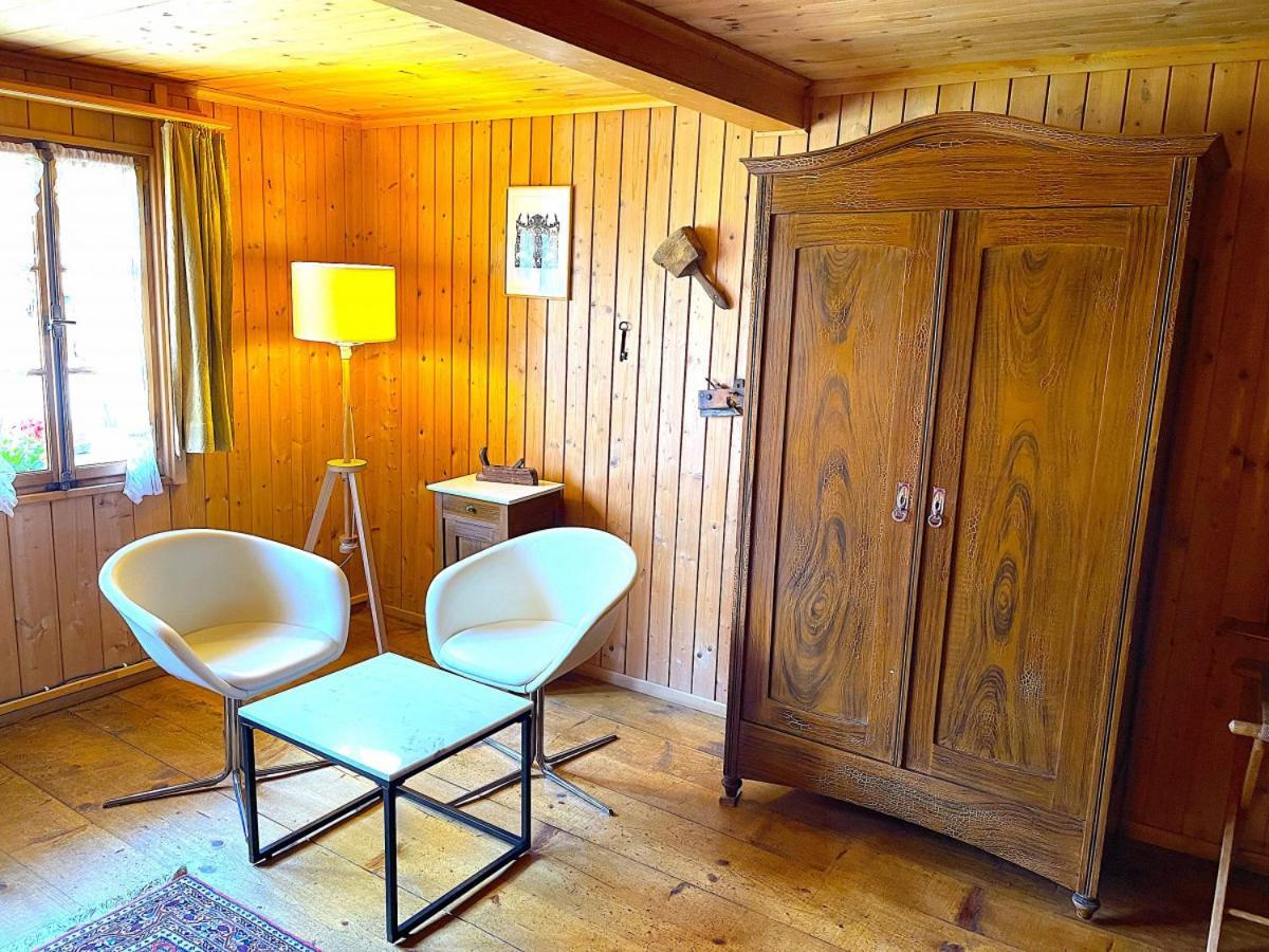 Swisshut Stunning Views Alps Lake - Chalet Erli Darligen Luaran gambar
