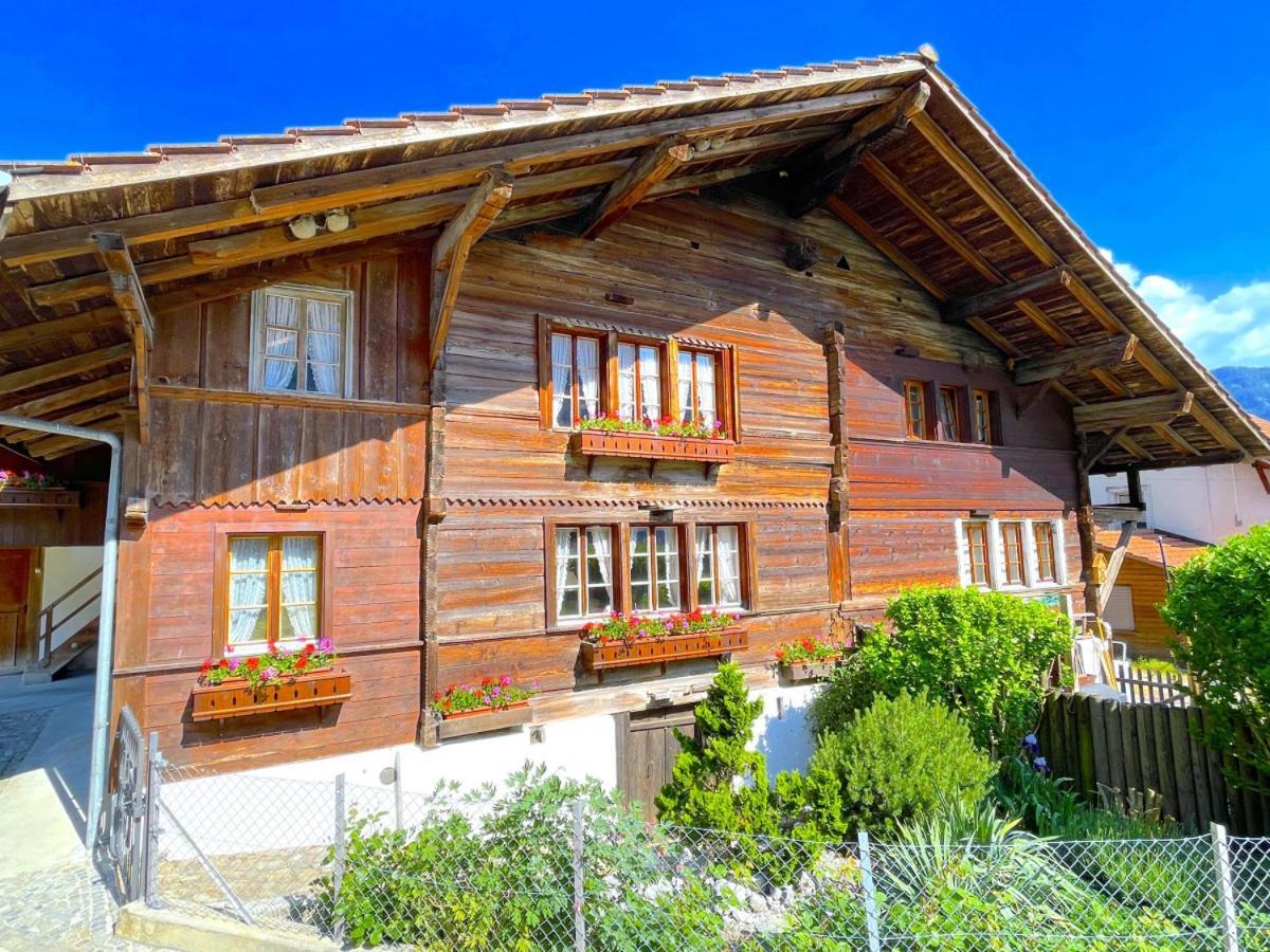 Swisshut Stunning Views Alps Lake - Chalet Erli Darligen Luaran gambar