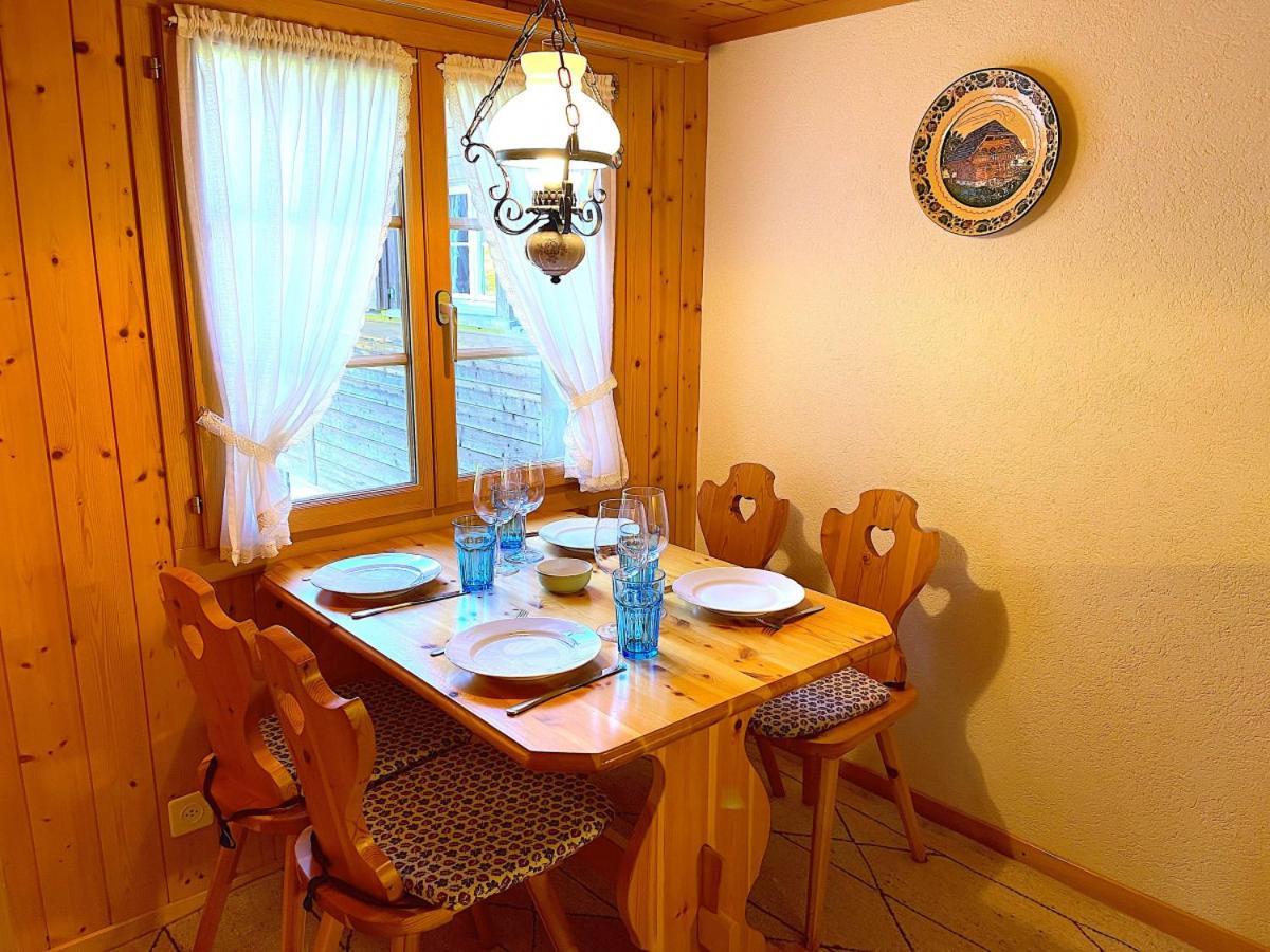 Swisshut Stunning Views Alps Lake - Chalet Erli Darligen Luaran gambar