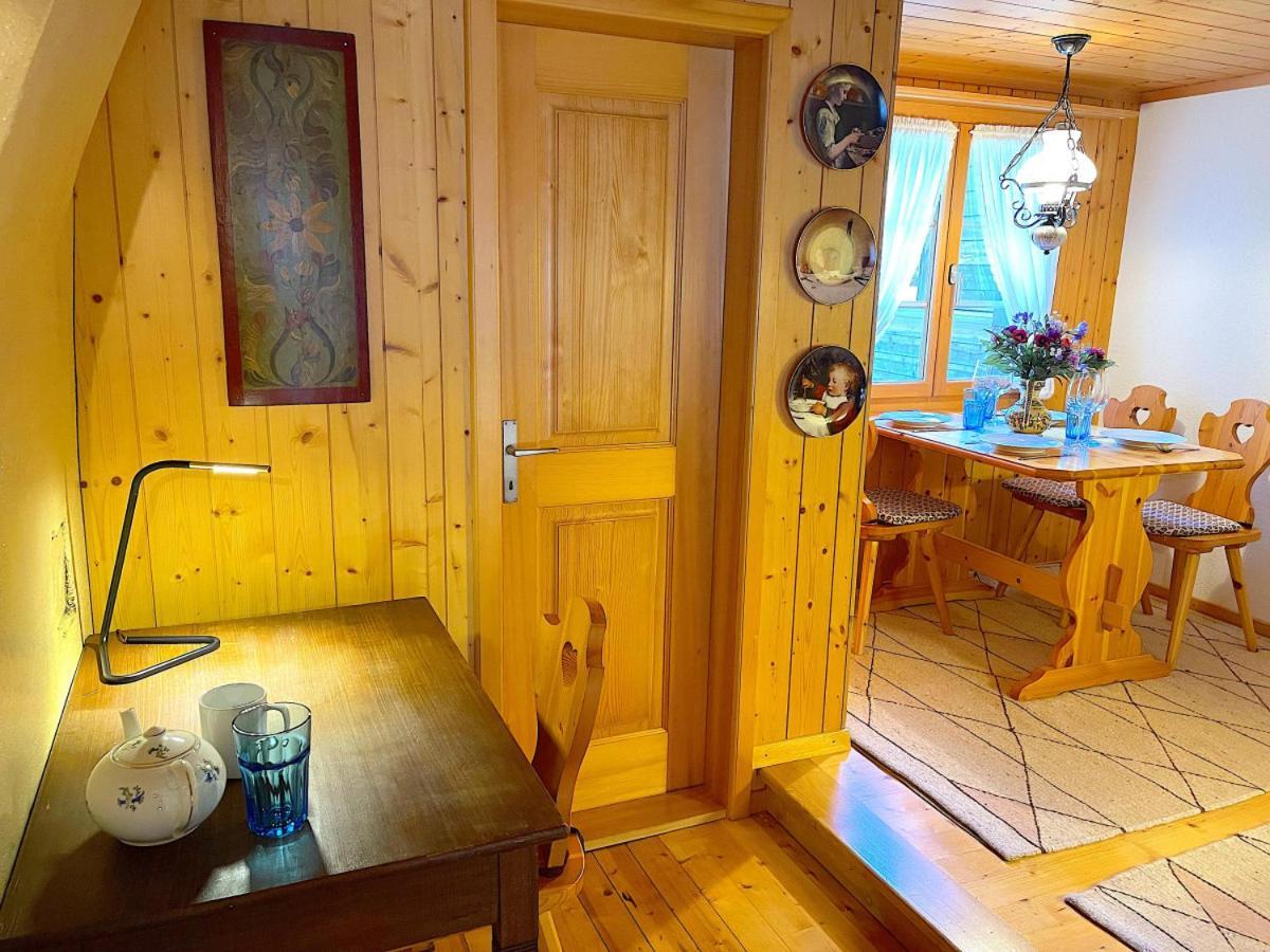 Swisshut Stunning Views Alps Lake - Chalet Erli Darligen Luaran gambar