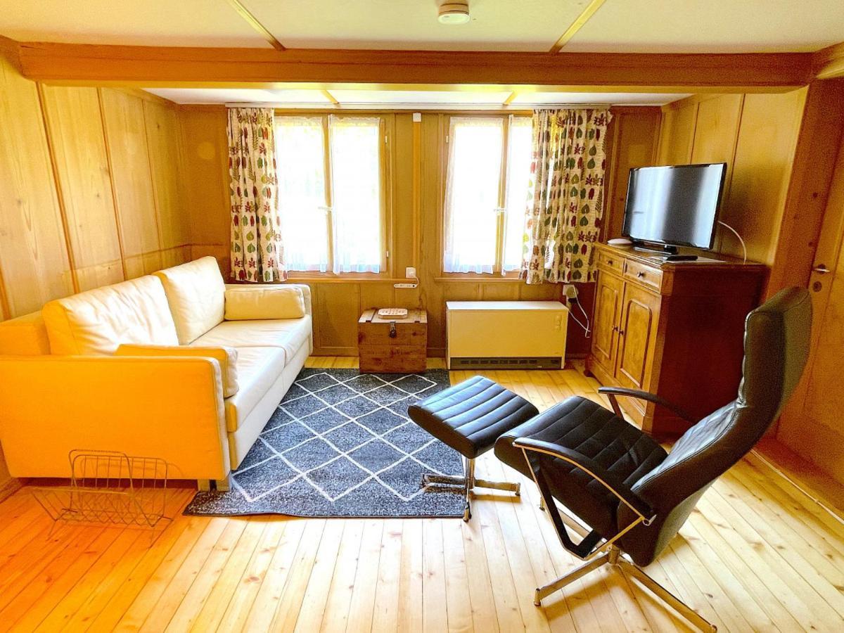 Swisshut Stunning Views Alps Lake - Chalet Erli Darligen Luaran gambar