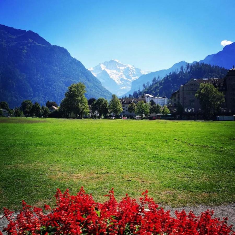 Swisshut Stunning Views Alps Lake - Chalet Erli Darligen Luaran gambar